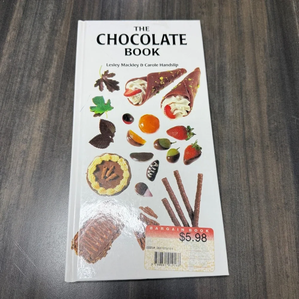 The Chocolate Book Cookbook Recipes Desserts Baking Pastries Sweets 1996